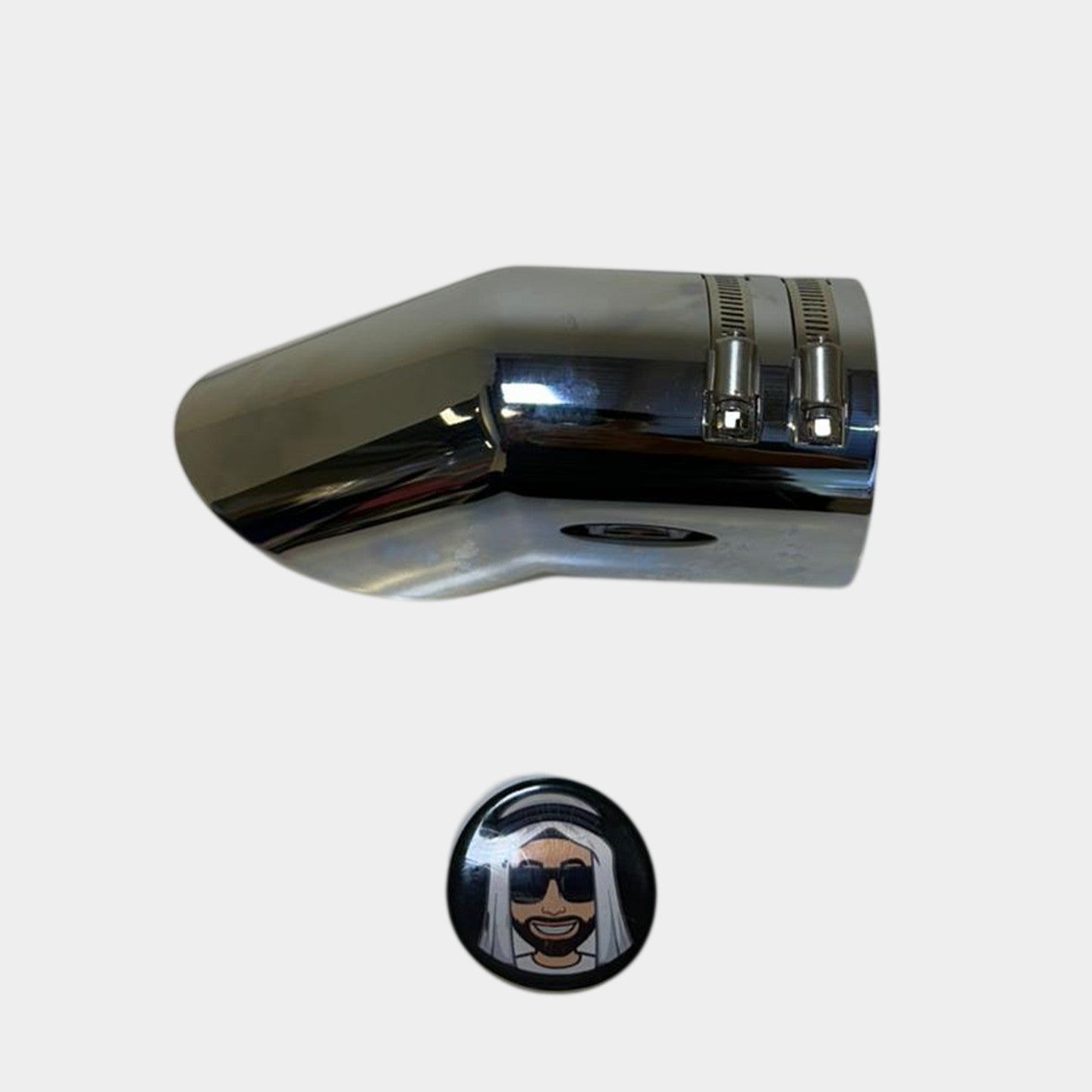 Chrome Exhaust Tip - Toyota Land Cruiser LC300