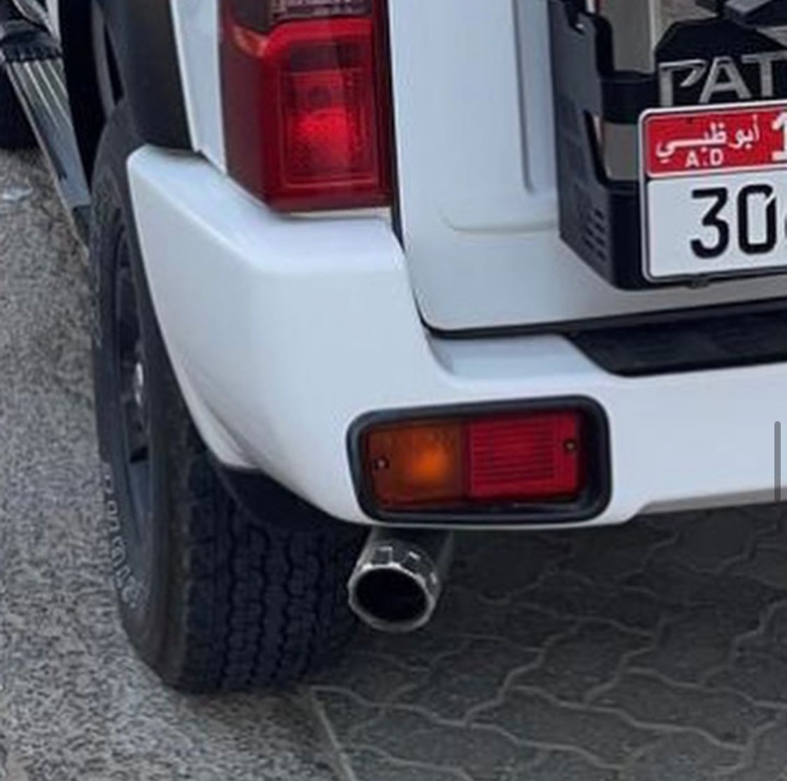 Falcon Exhaust Tip Nissan Patrol Y61 VTC GU and Toyota FJ Cruiser