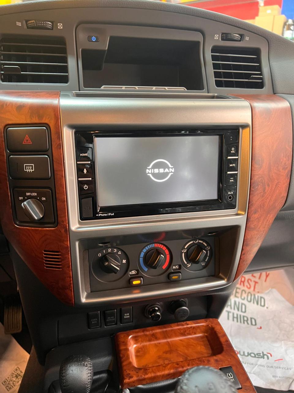 Super Safari Front Screen with Apple CarPlay Nissan Patrol Y61 VTC GU (2023 model) and Y62