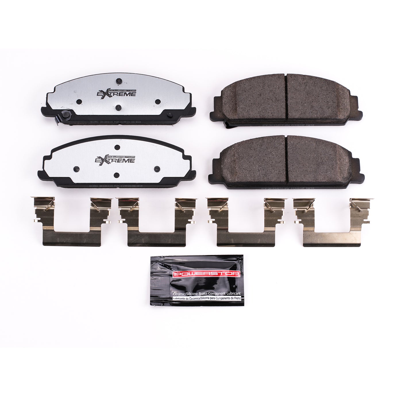 Caprice V8 GCC (2008-2017) - Front Carbon Ceramic Brake Pads by PowerStop Extreme Z26 (Chevrolet Pontiac G8 GT V6) (Z26-1351)