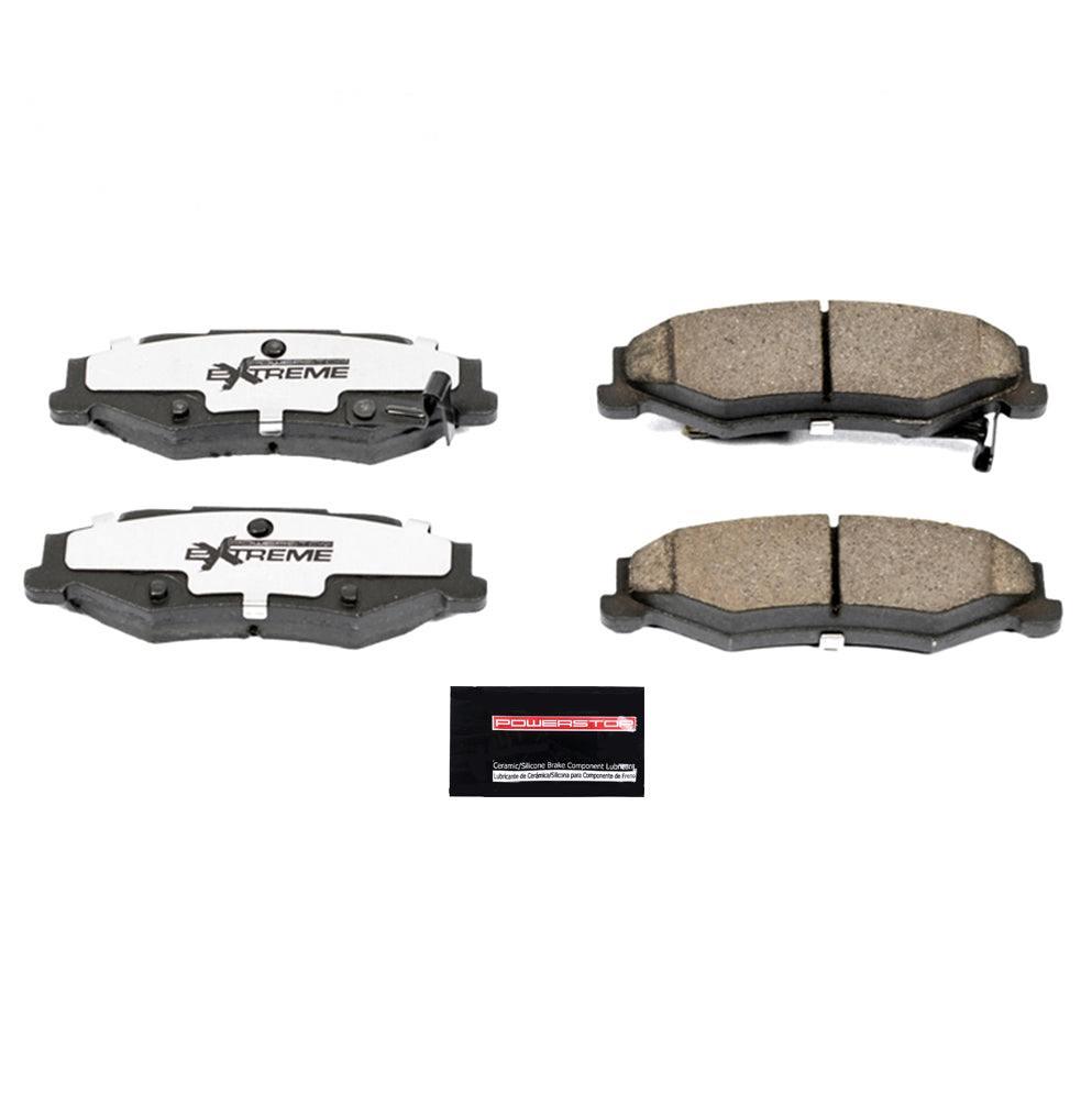 Corvette (1997-2013) - Rear Carbon Ceramic Brake Pads by PowerStop Extreme Z26 (C5 C6 Z51 Cadillac XLR XLR-V Supercharged) (Z26-732)