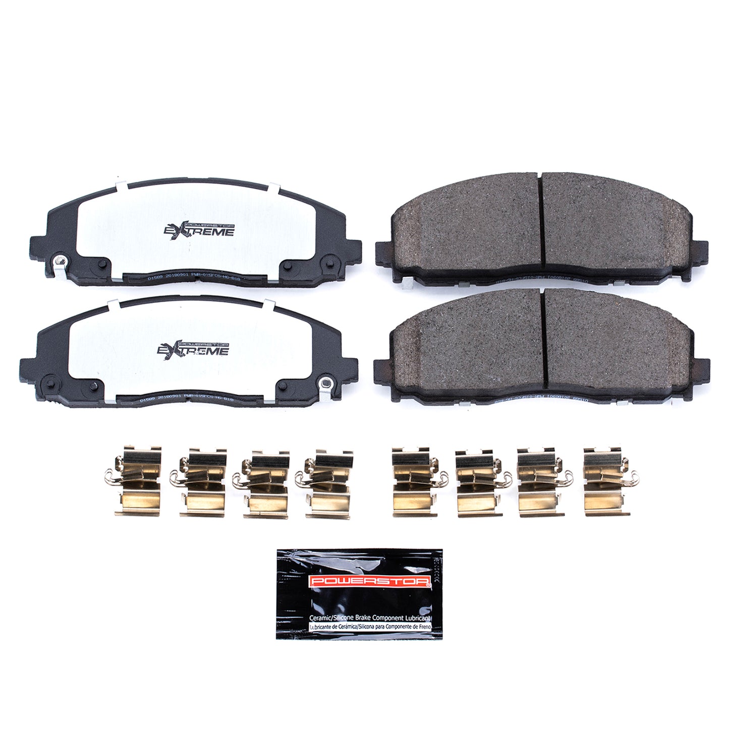 Jeep Wrangler JL & Gladiator - Front Carbon Ceramic Brake Pads by PowerStop Extreme Z36 (Z36-1589)