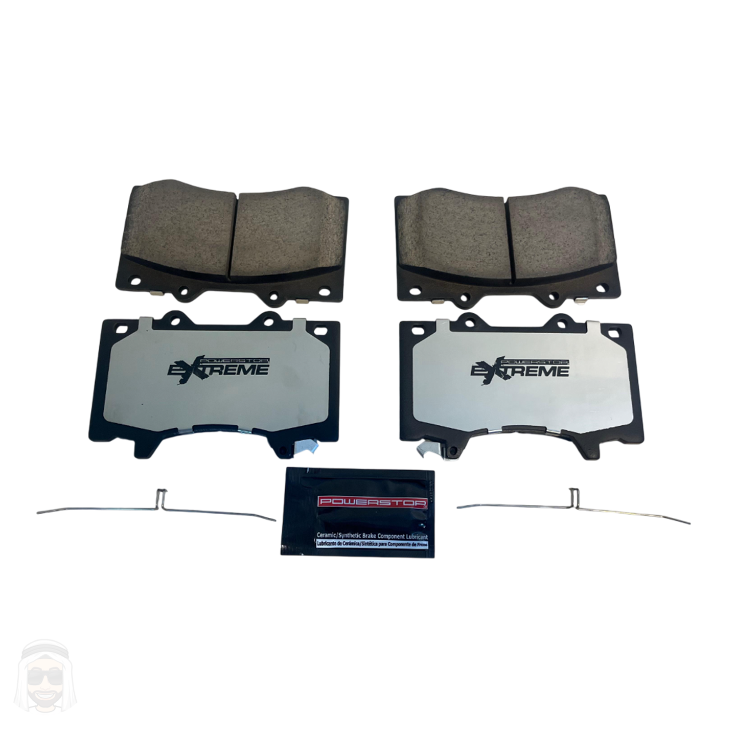 Nissan Patrol Y62 - Front Carbon Ceramic Brake Pads by PowerStop Extreme Z36 (Z36-1748)