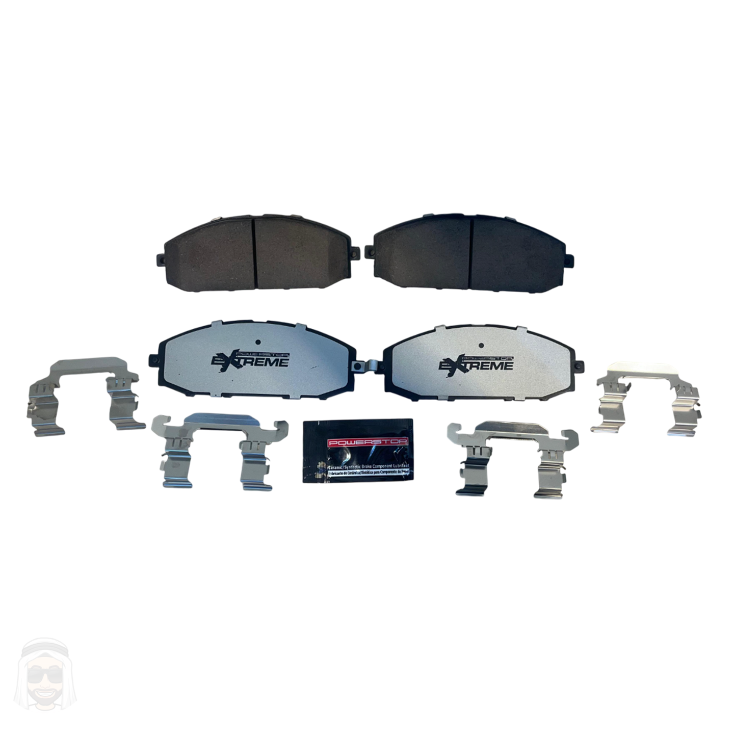 Nissan Patrol Y61 VTC - Front Carbon Ceramic Brake Pads by PowerStop Extreme Z36 (Z36-1958)