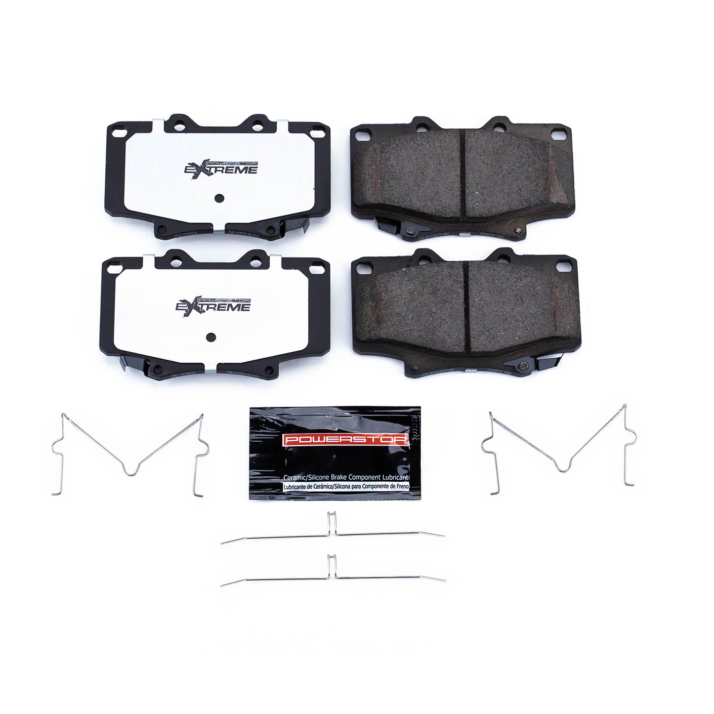 Toyota LC80 and Lexus LX450 - Front Carbon Ceramic Brake Pads by PowerStop Extreme Z36 (Land Cruiser) (Z36-502)