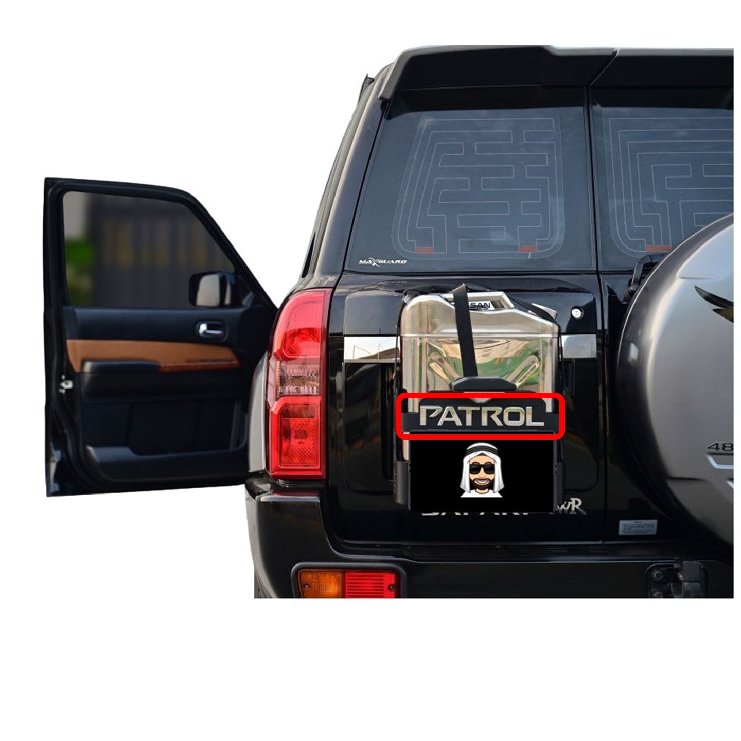 PATROL Hood or Jerry Can Holder Emblem Badge - Nissan Patrol Y61 GU VTC & Y62