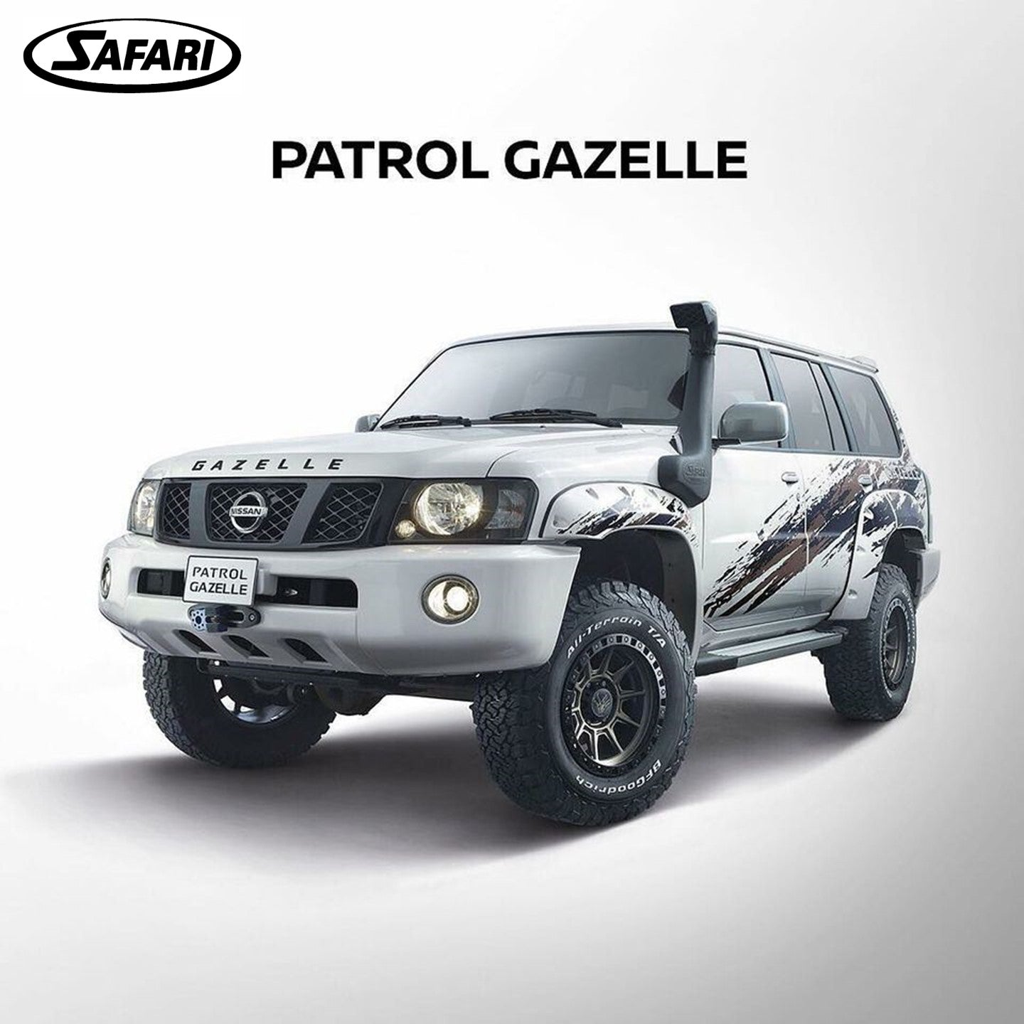 SAFARI 4X4 Snorkel - Nissan Patrol Y61 VTC GU Gazelle (2-door SWB and 4-door and Pickup)