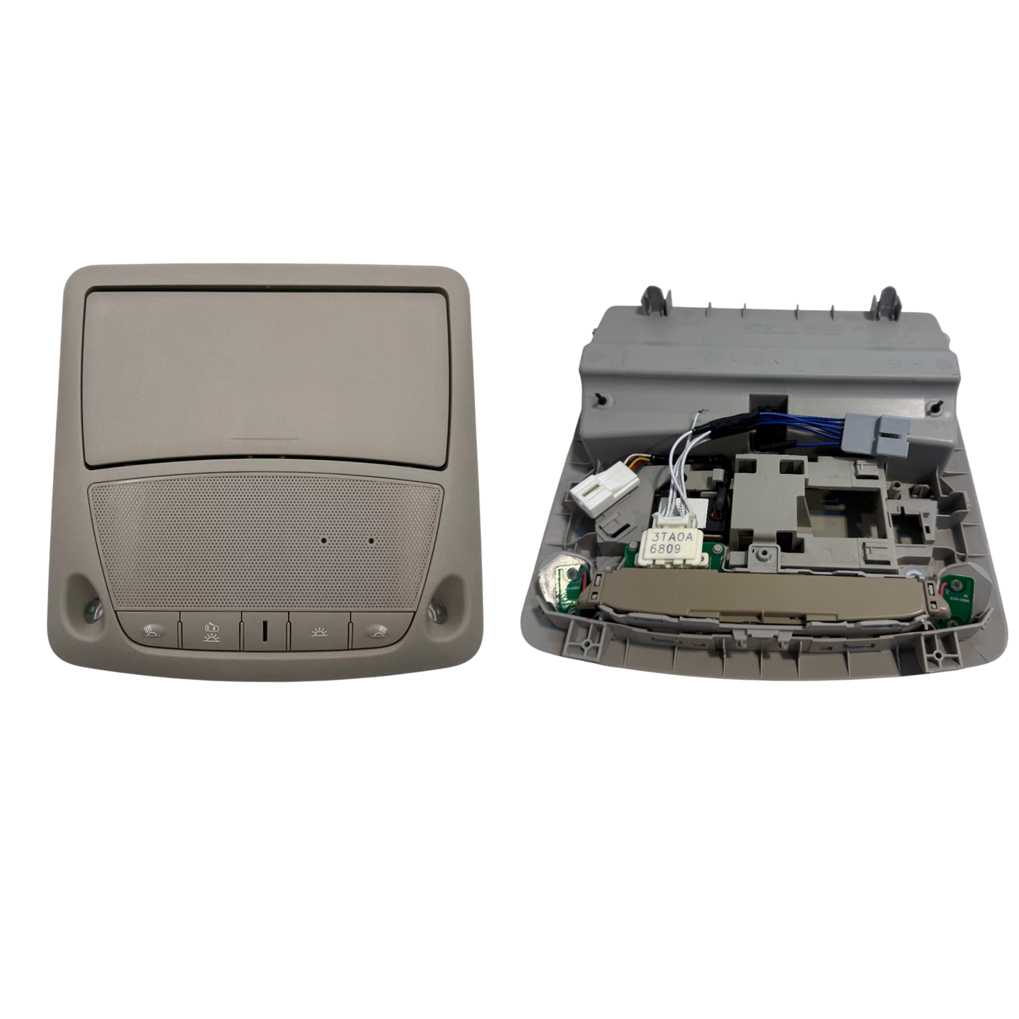 Y62 Beige Dome Roof Light Set - Nissan Patrol