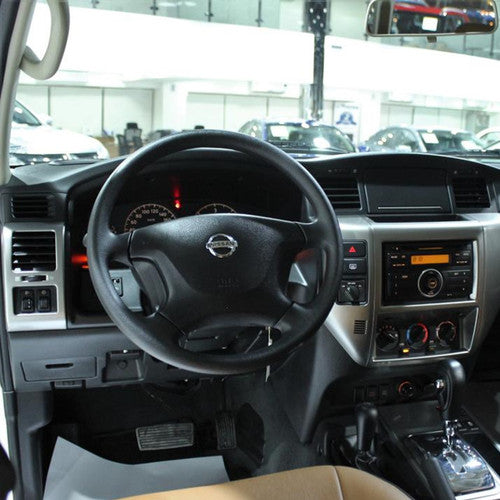 Black Leather Steering Wheel Safari Nissan Patrol Y61 VTC GU