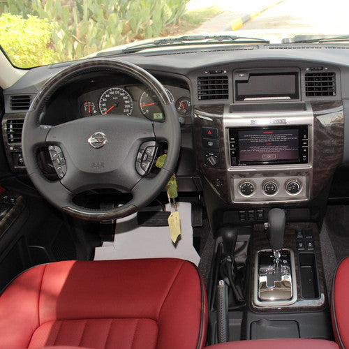 2023-2024 Black Steering Wheel with Piano Wood Super Safari Nissan Patrol Y61 VTC GU