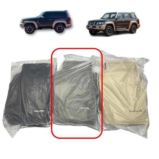 Grey Floor Mats Nissan Patrol Y61 VTC GU (with PATROL Logo)