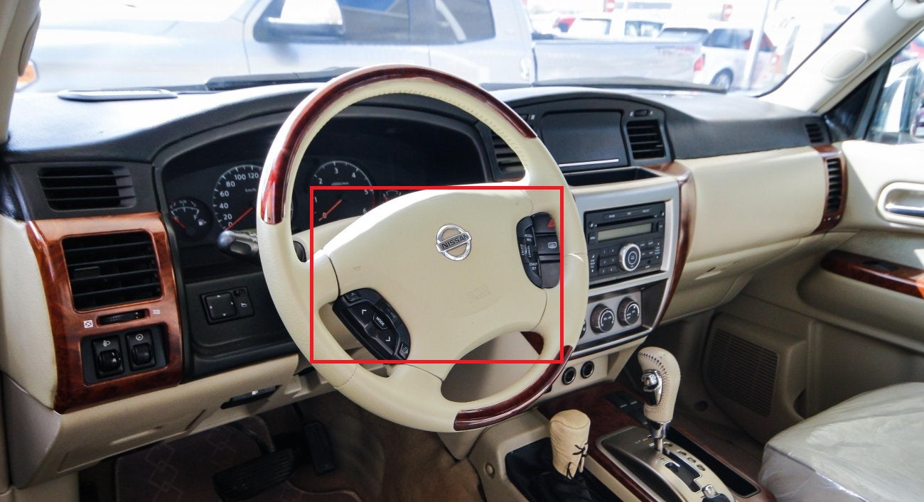 Beige Steering Airbag Nissan Patrol Y61 VTC GU