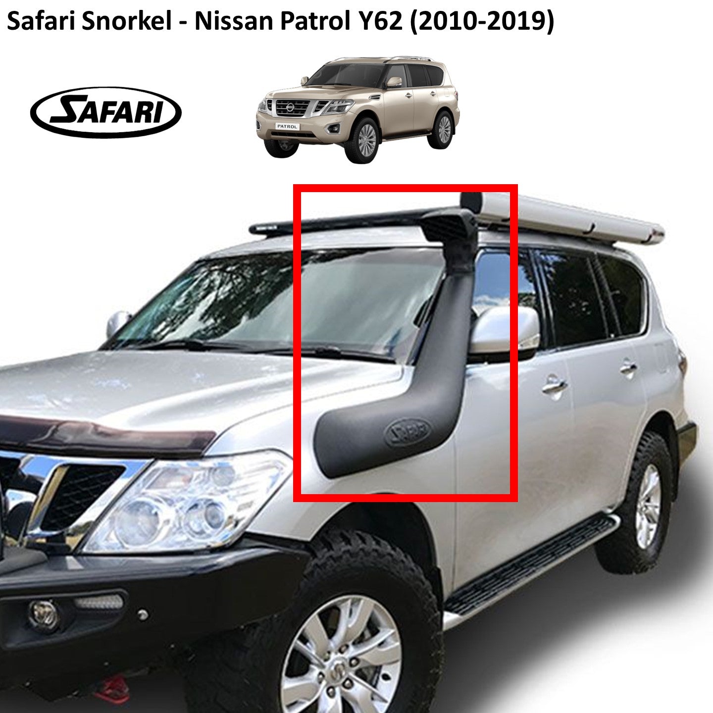SAFARI 4X4 Snorkel - Nissan Patrol Y62 (2010-2019)