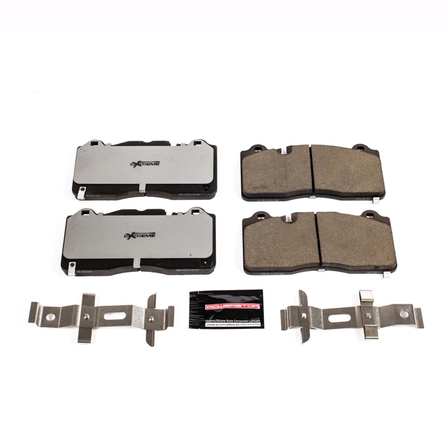 Chevrolet Camaro ZL1 Cadillac CTS-V - Front Carbon Ceramic Brake Pads by PowerStop Extreme Z26 (with 345mm front discs) (Z26-1835)