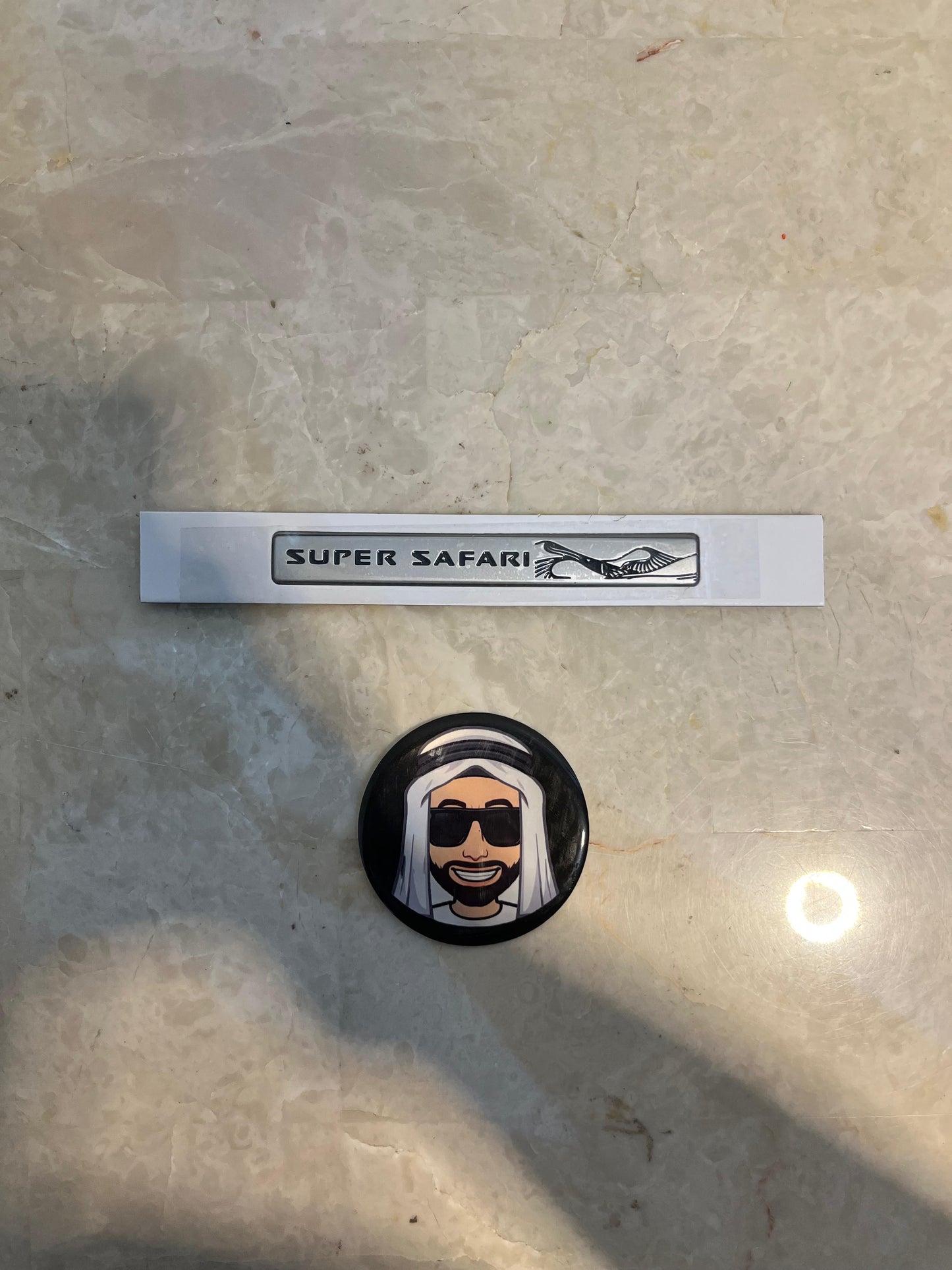 Al Ostoura Super Safari Interior Emblem Badge - Nissan Patrol Y61 VTC GU (1 piece)