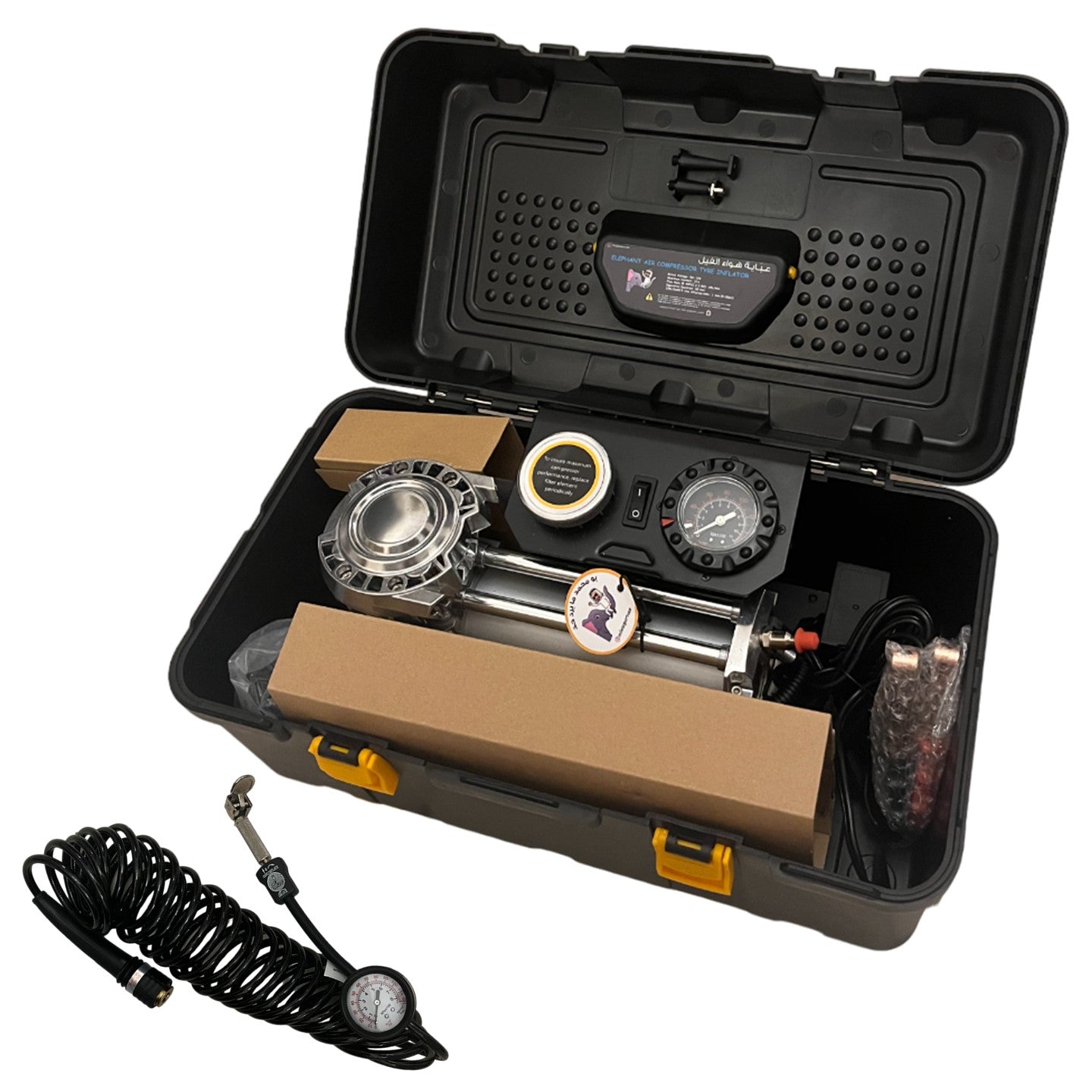 Elephant Portable Air Compressor Tyre Inflator