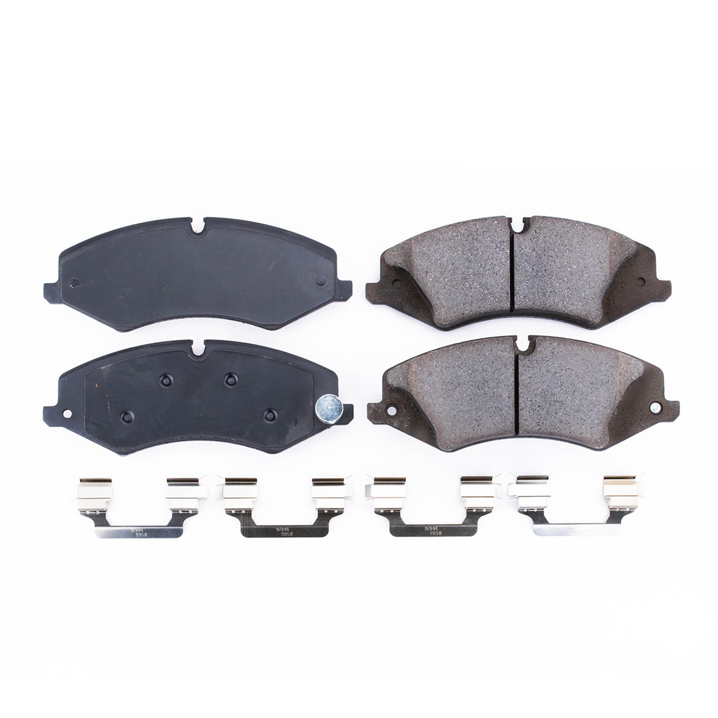 Range Rover Vogue and Sport (2-piston) - Front Carbon Fiber Ceramic Brake Pads by PowerStop NextGen (Land Rover V6 V8) (NXE-1479)
