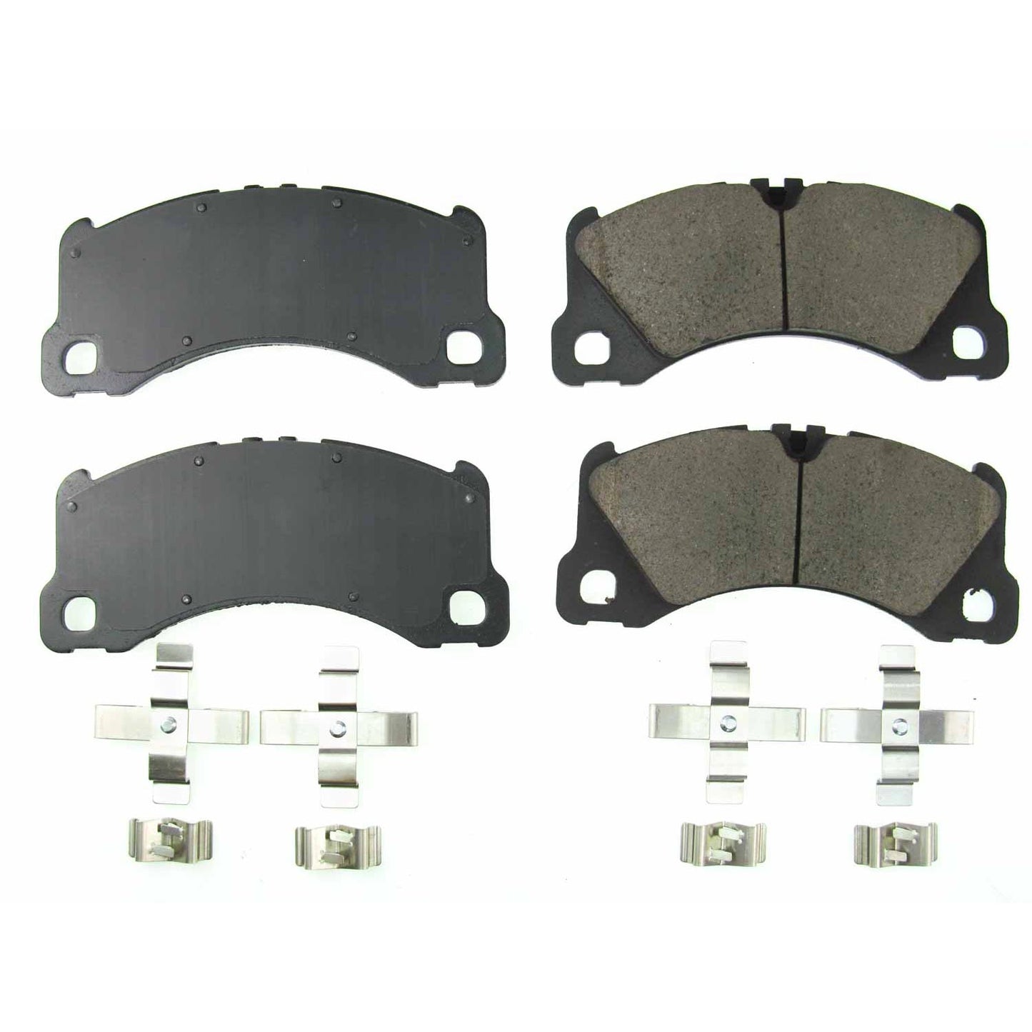 Porsche - Front Carbon Fiber Ceramic Brake Pads by PowerStop NextGen (Panamera Cayenne Macan S 4S Turbo GTS Hybrid) (NXE-1577)