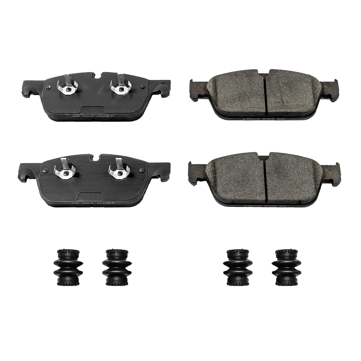 Front Carbon-Fiber Ceramic Brake Pads by PowerStop NextGen NXE-1636