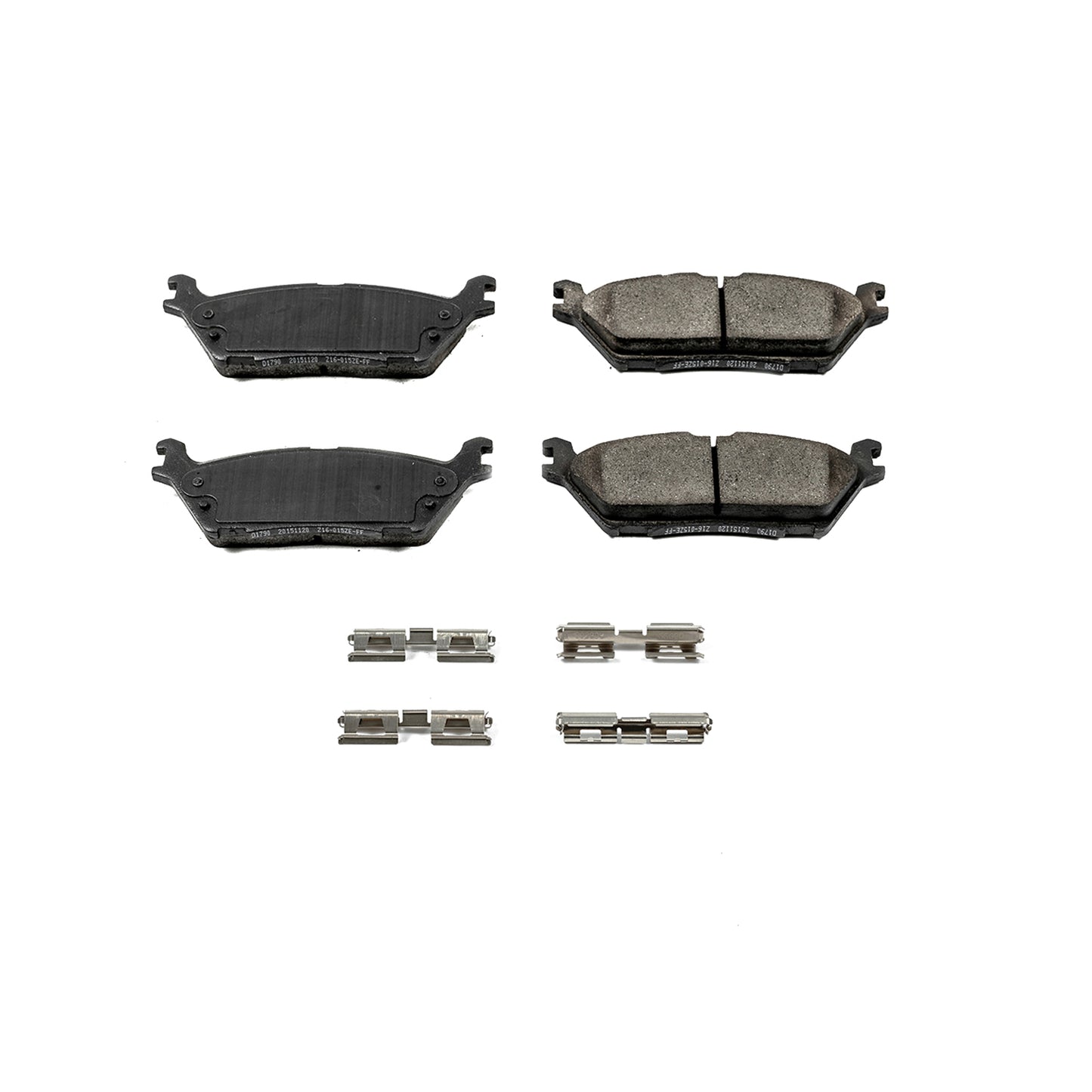 Ford F150 (2015-2020 eBrake) Rear Carbon Fiber Ceramic Brake Pads by PowerStop NextGen (Expedition Lincoln Navigator) (NXT-1790)