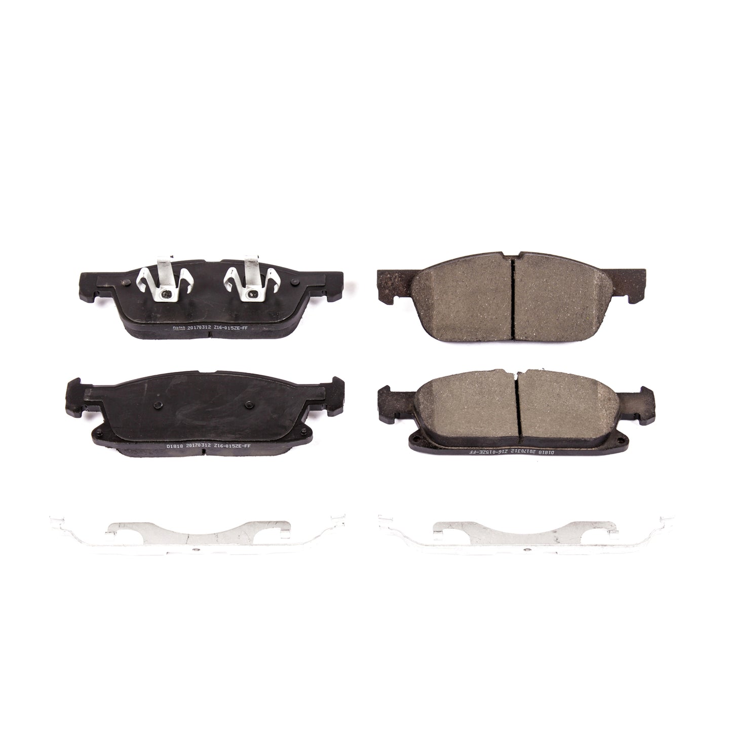 Front Ceramic Brake Pads by PowerStop Evolution Plus (17‑1818)
