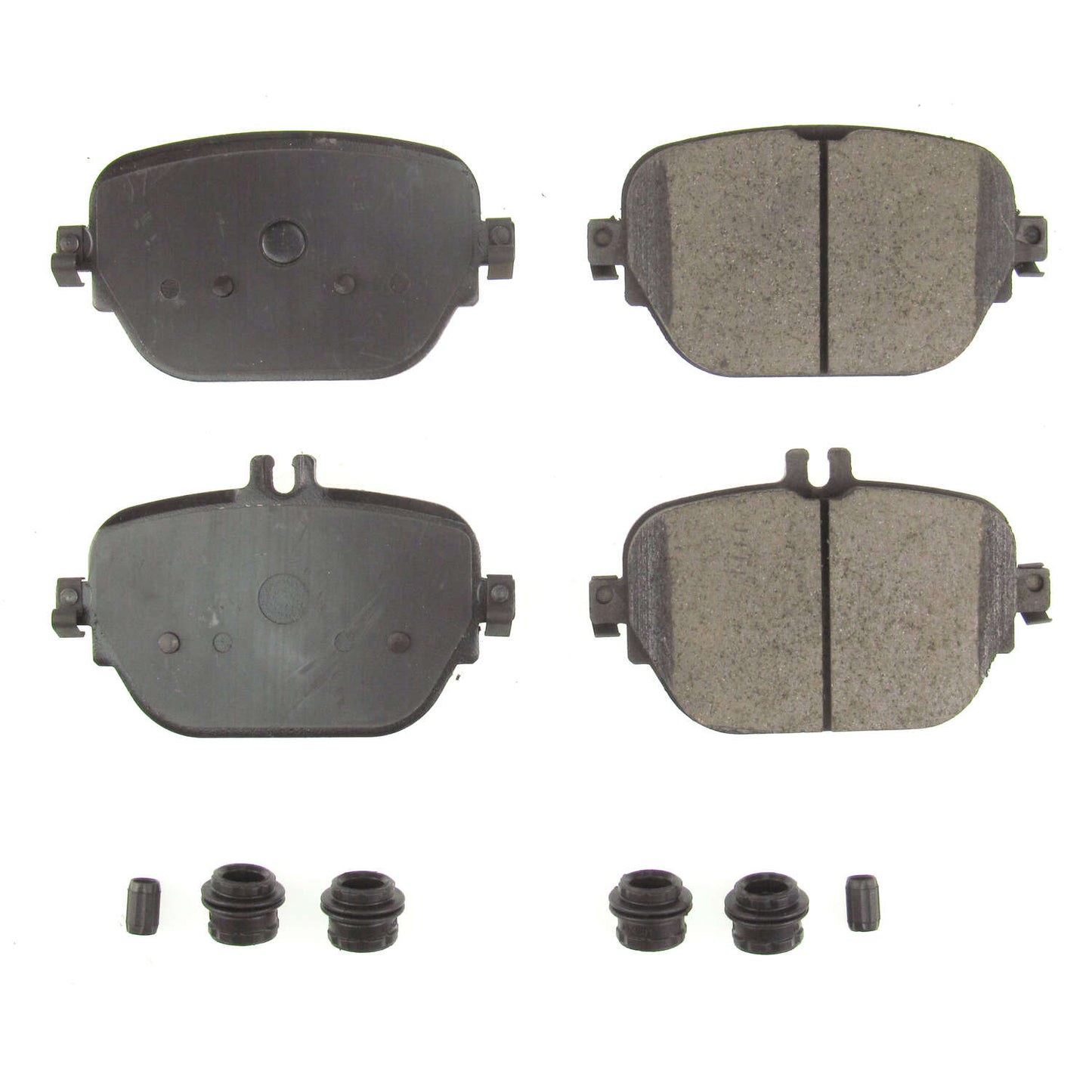 Mercedes E GLC AMG GT - Rear Carbon Fiber Ceramic Brake Pads by PowerStop NextGen (E43 E400 E63S GLC63S) (NXE-2047)