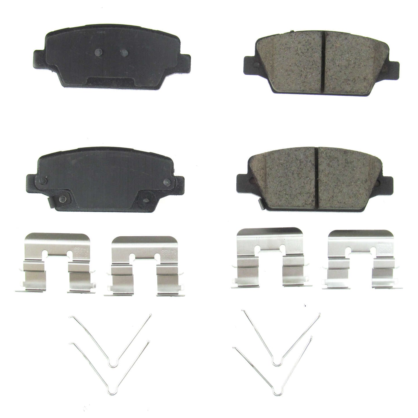 Kia Cadenza 2017 to 2020 - Rear Carbon Fiber Ceramic Brake Pads by PowerStop NextGen (NXT-2050)