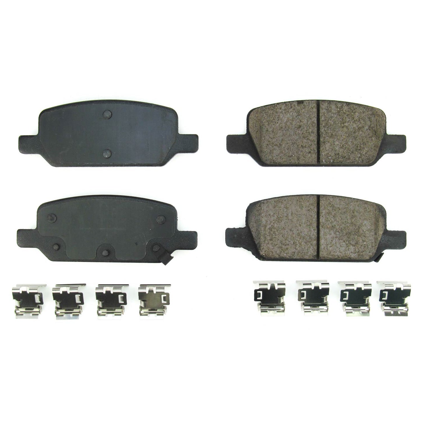 Tesla Model 3 Y (2017-2024) - Rear Carbon Fiber Ceramic Brake Pads by PowerStop NextGen (Base Standard Long Range) (NXT-2283)