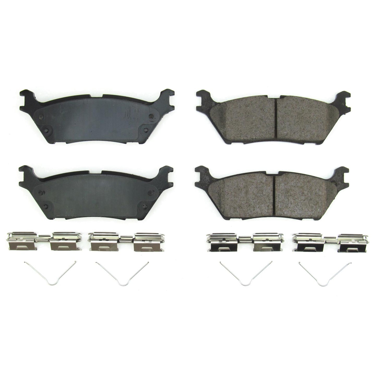 Ford (2021+) Rear Carbon Fiber Ceramic Brake Pads by PowerStop NextGen (Raptor F150 Lightning Expedition Lincoln Navigator) (NXT-2383)
