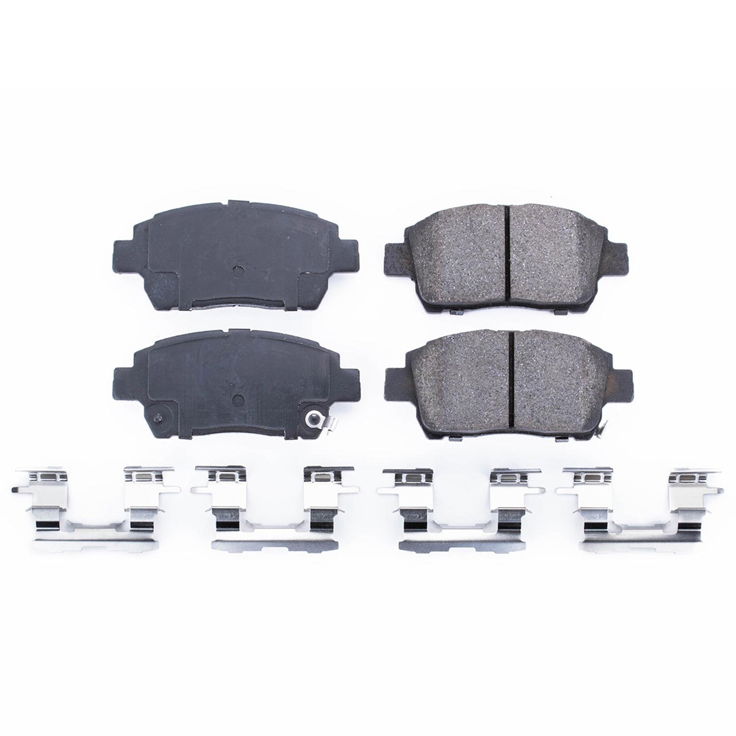 Front Ceramic Brake Pads by PowerStop Evolution Plus for Toyota Echo / Prius / MR2 Spyder / Scion xA / xB / iQ (2000–2015) (17-822)