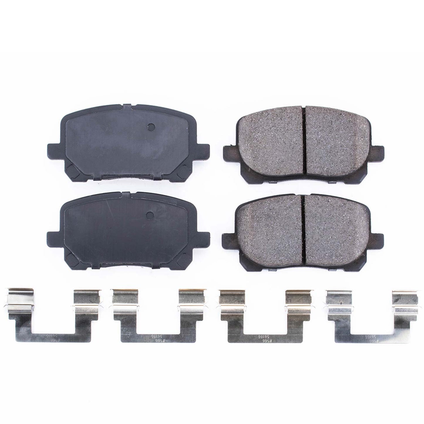Front Ceramic Brake Pads by PowerStop Evolution Plus for Toyota Corolla / Matrix & Pontiac Vibe (2003–2008) (17-923)
