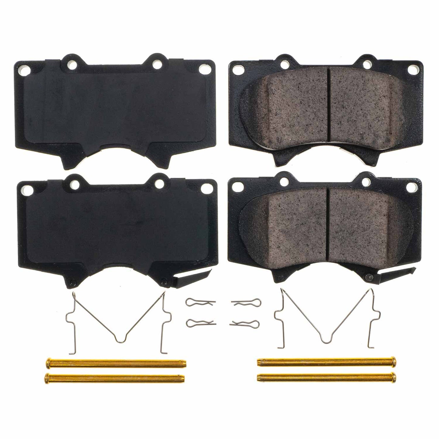 Toyota FJ Cruiser Prado Tundra Tacoma Sequoia 4Runner Lexus GX - Front Carbon Fiber Ceramic Brake Pads by PowerStop NextGen (NXT-976)