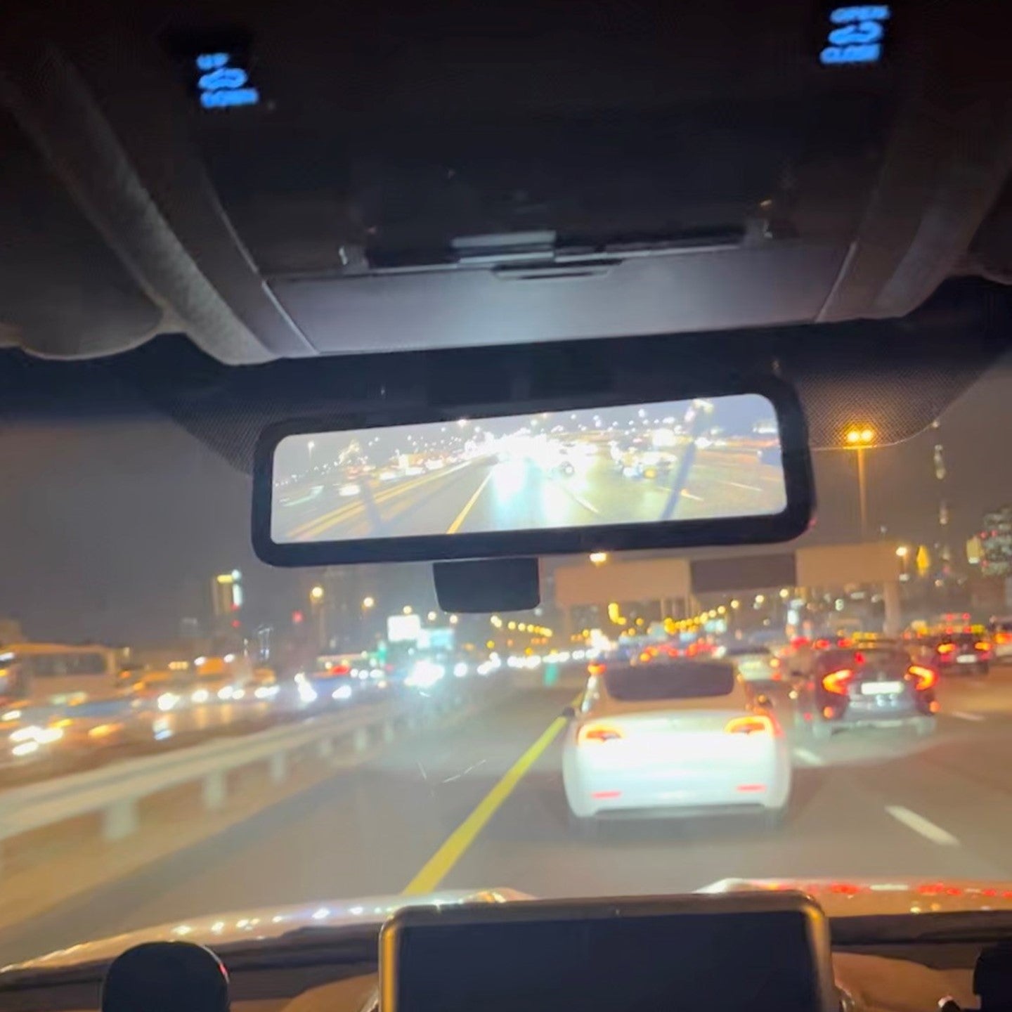 Smart Rear View Mirror with Camera - Nissan Toyota Land Cruiser LC200 Lexus LX570 GMC Chevrolet Jeep Wrangler