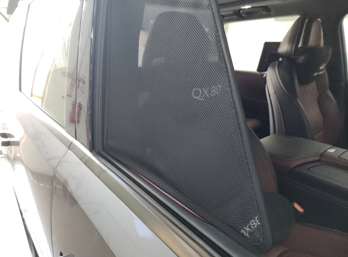 Magnetic Laser Sun Shades Kit - Nissan Patrol Y63 and Infiniti QX80 2025+ (7 pieces)
