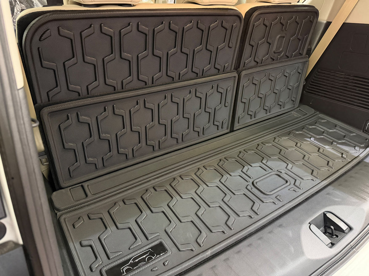 All-Weather Rubber Floor & Trunk Mats Set - Nissan Patrol Y63