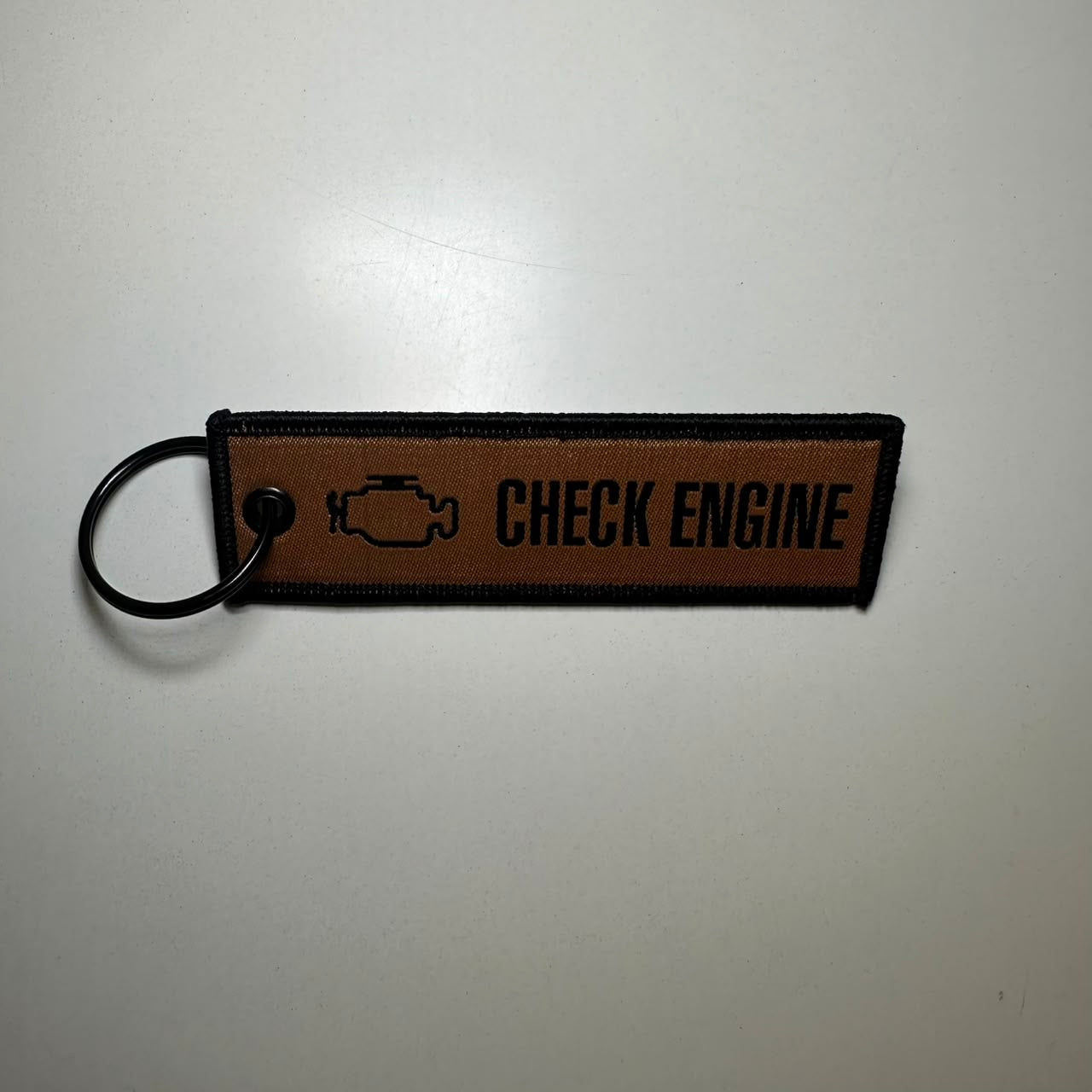 Check Engine Logo Key Chain
