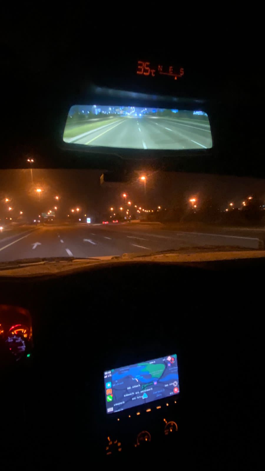 Digital Rear View Mirror - Nissan Patrol Y61 VTC