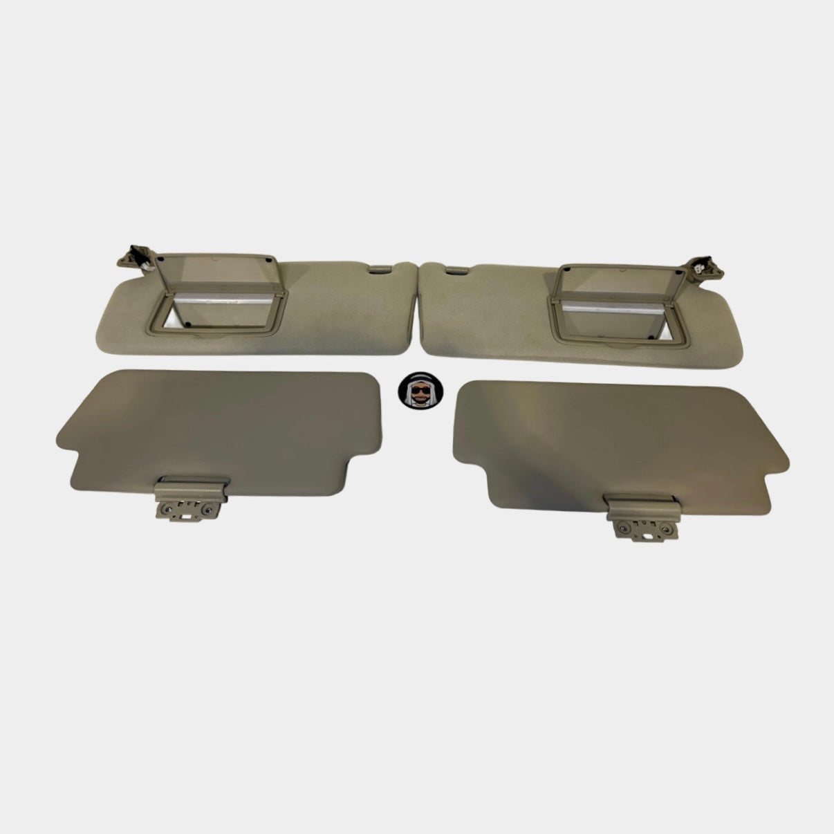 Double Sunvisor Set with Mirror and Light Nissan Patrol Y61 VTC GU (Copy One)