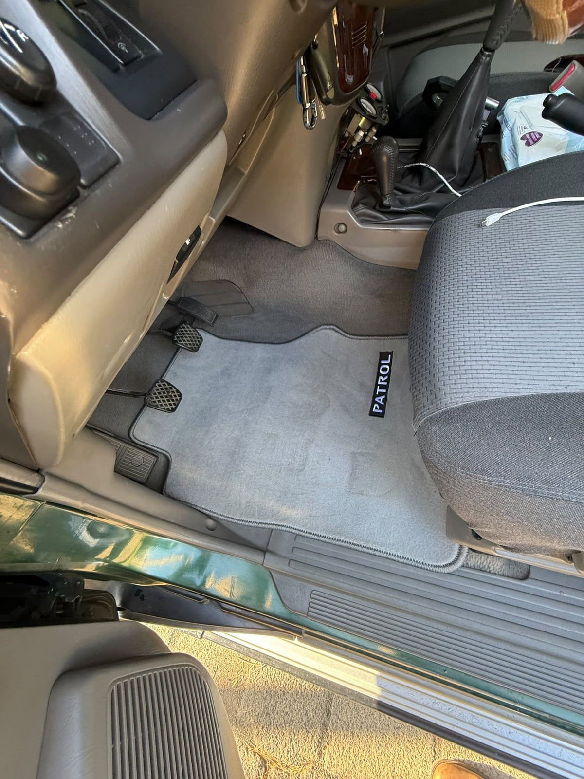 Nissan Patrol Y61 GU Luxury Grey Floor Mats
