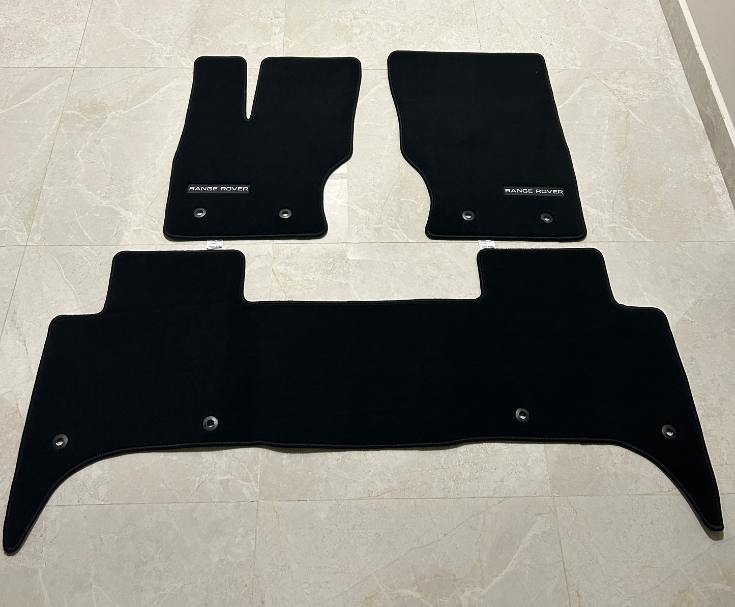 Range Rover Sport 2014-2022 Luxury Black Floor Mats with Logo