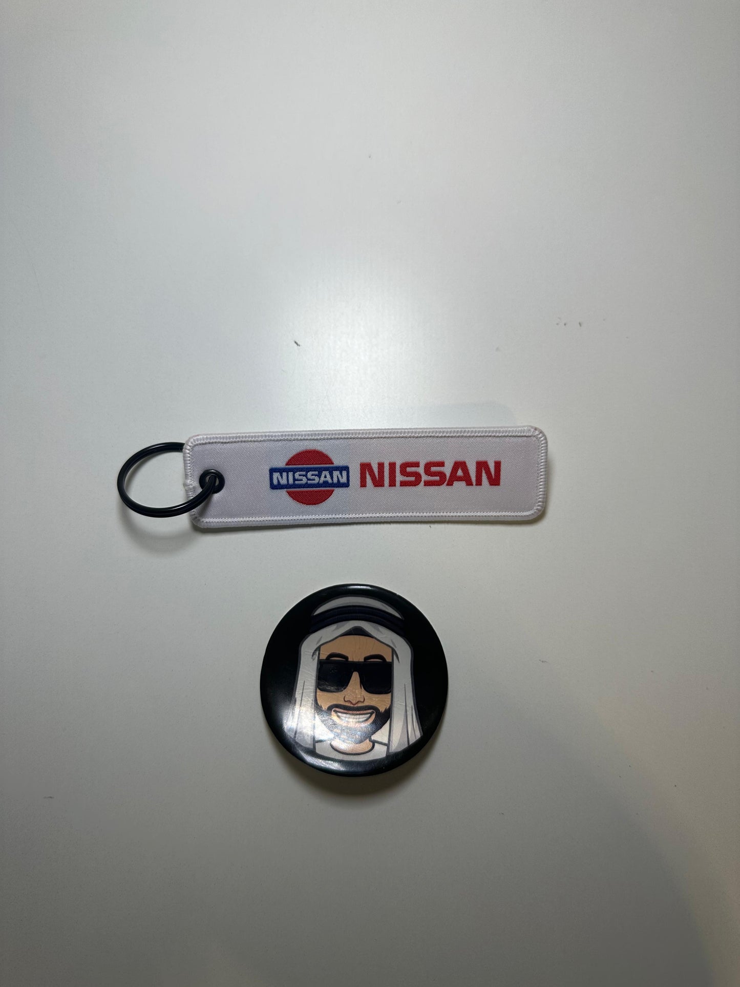 Nissan Key Chain Red and White