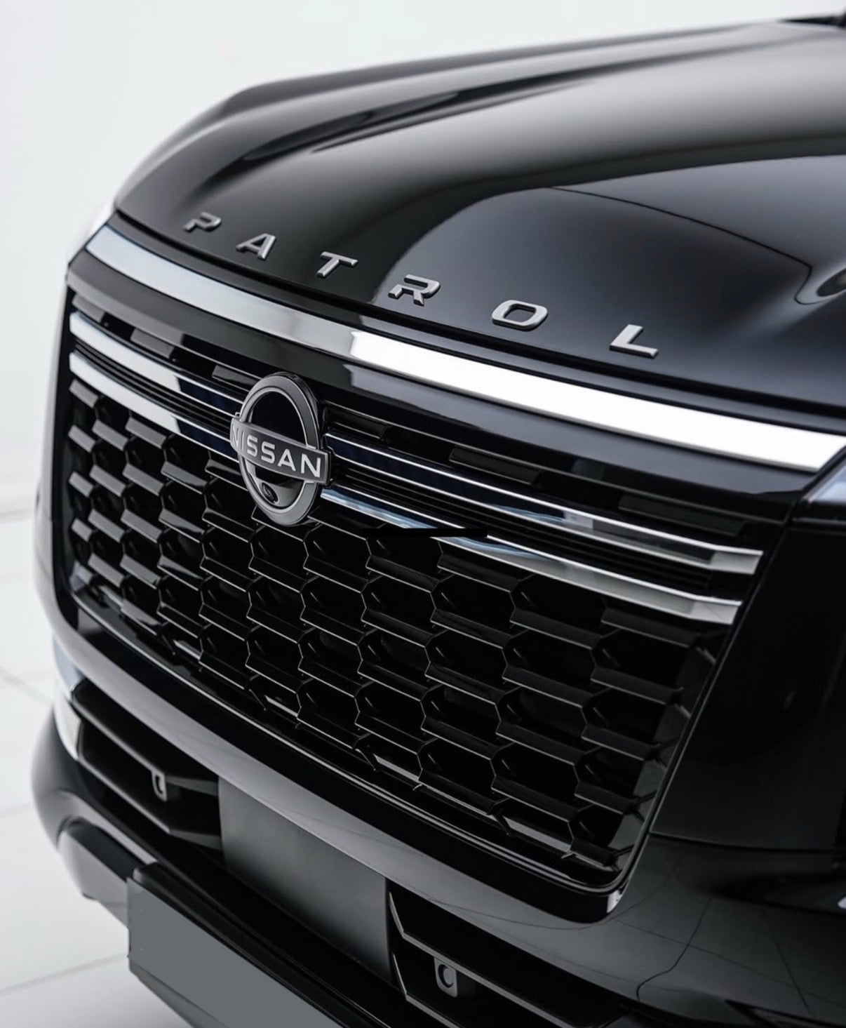 Gunmetal Gray Hood Badge - Nissan Patrol Y63