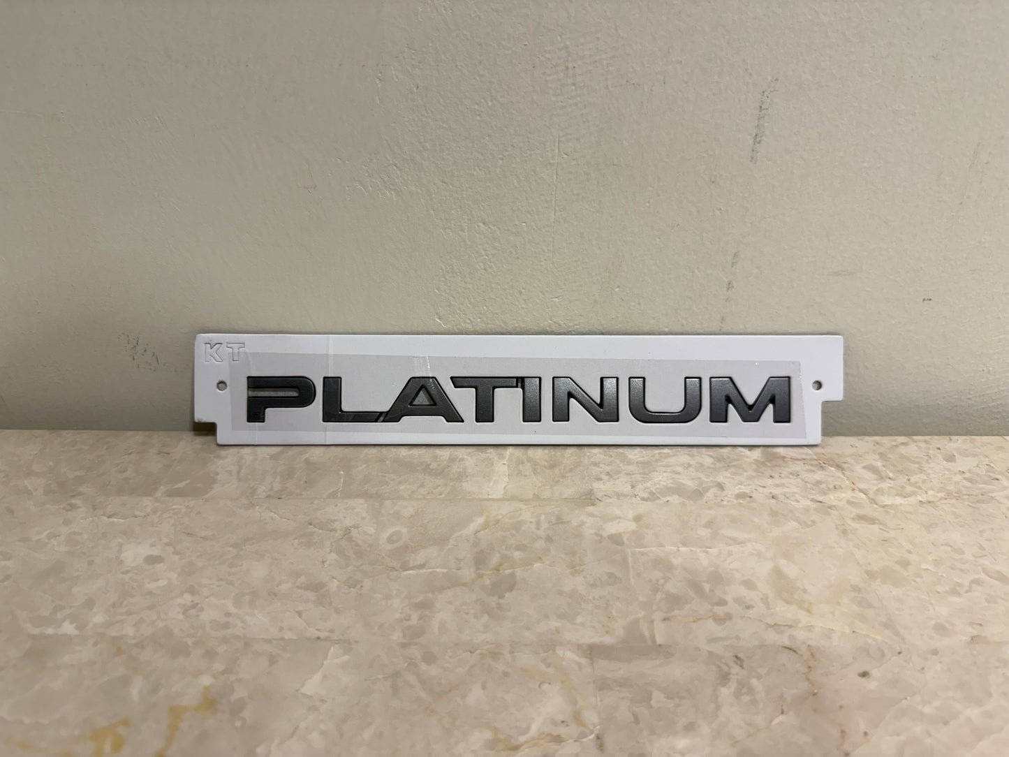 Platinum Emblem Badge - Nissan Patrol Y63