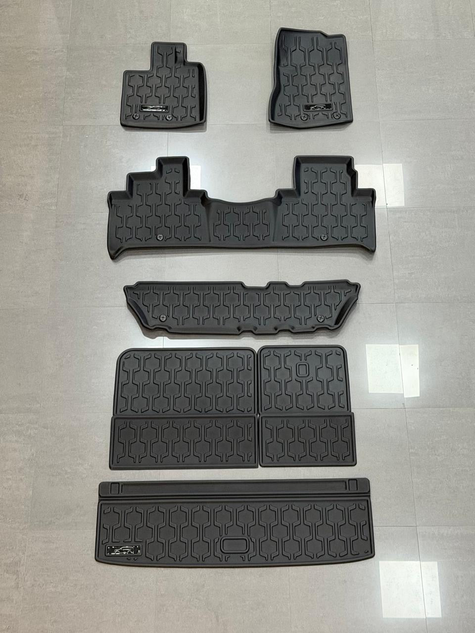 All-Weather Rubber Floor & Trunk Mats Set - Nissan Patrol Y63