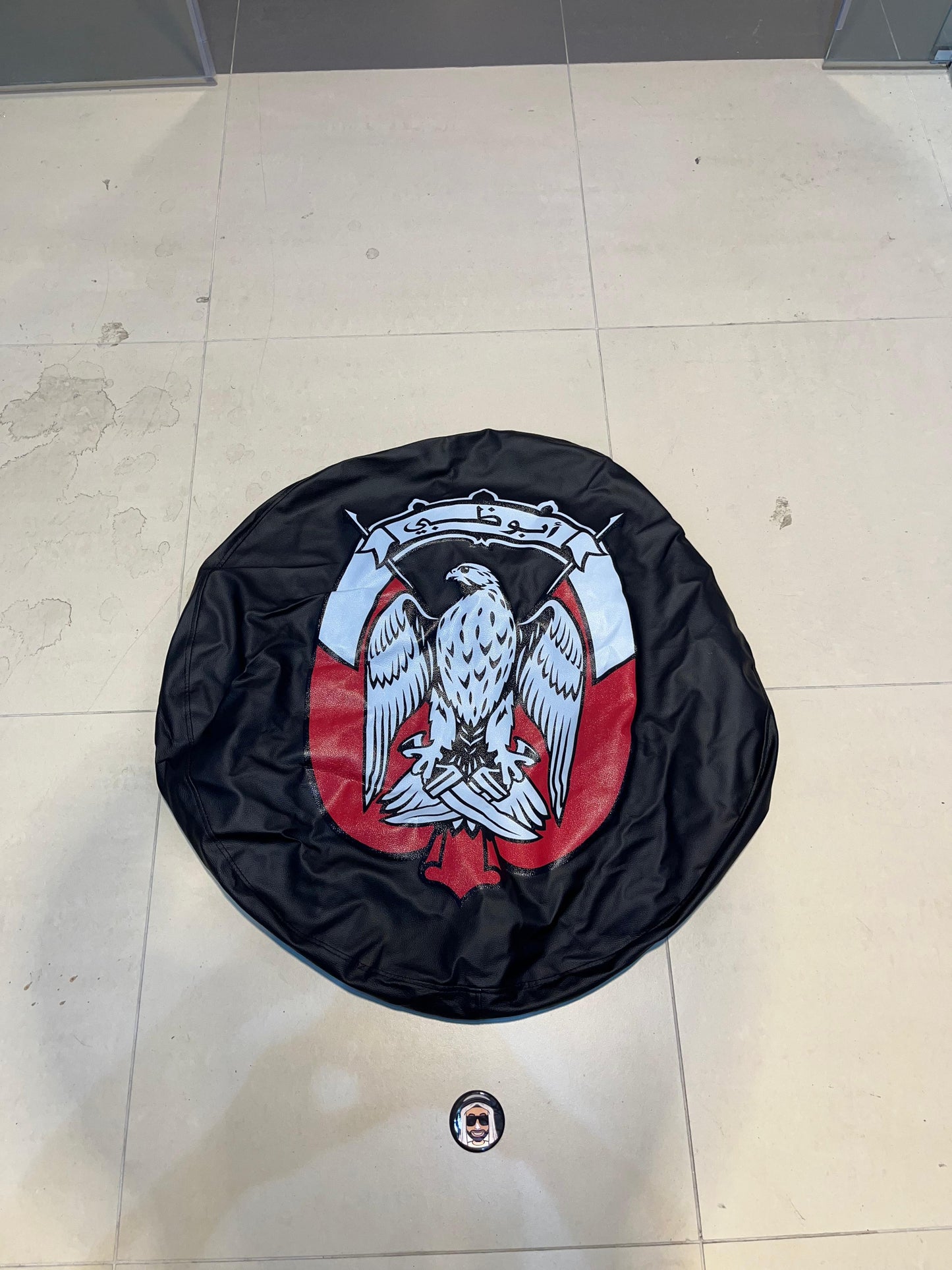 Spare Tyre Cover Abu Dhabi (Nissan Patrol Y61 Y60, Toyota Land Cruiser LC100, Jeep Wrangler)