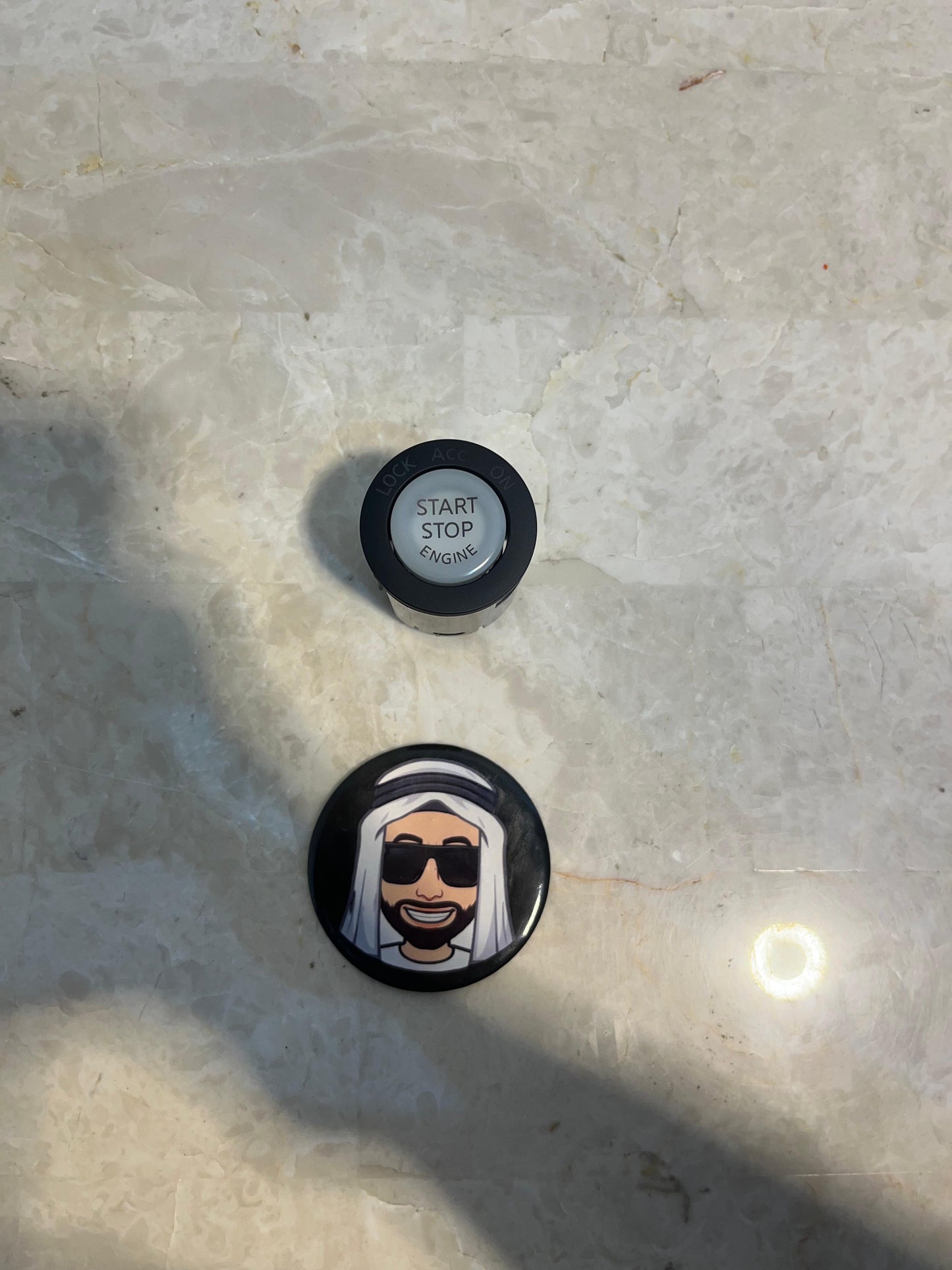 Y62 Platinum Start Stop Engine Button - Nissan Patrol