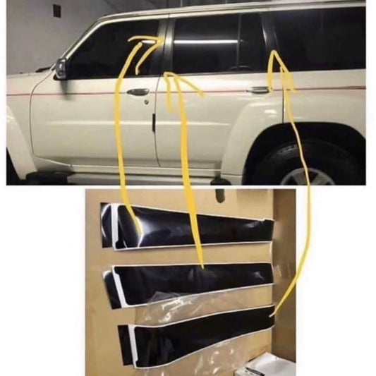 Door Sticker Tapes - Nissan Patrol Y61 VTC GU