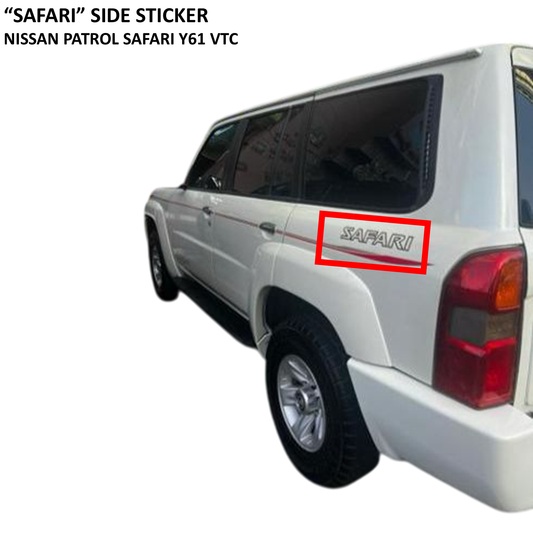 SAFARI Side Sticker - Nissan Patrol Y61 VTC GU
