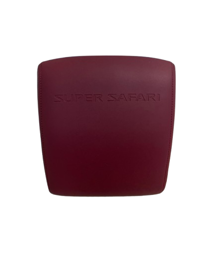 Super Safari Maroon Arm Rest Console Leather Cover