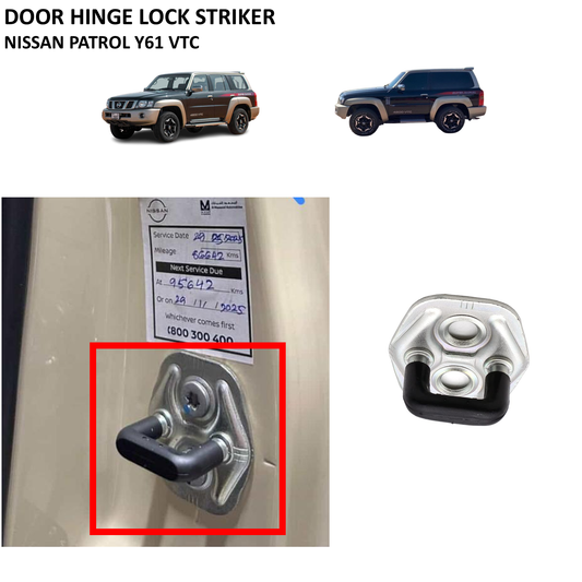 Y61 Door Hinge Lock Striker Nissan Patrol Y61 Super Safari VTC GU